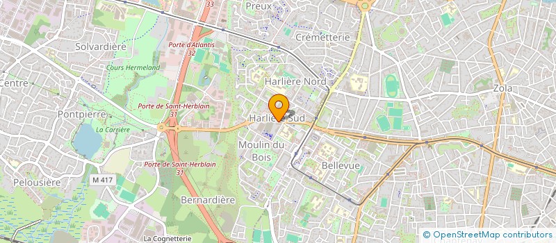 localisation de l'entreprise ELIBAT à SAINT-HERBLAIN