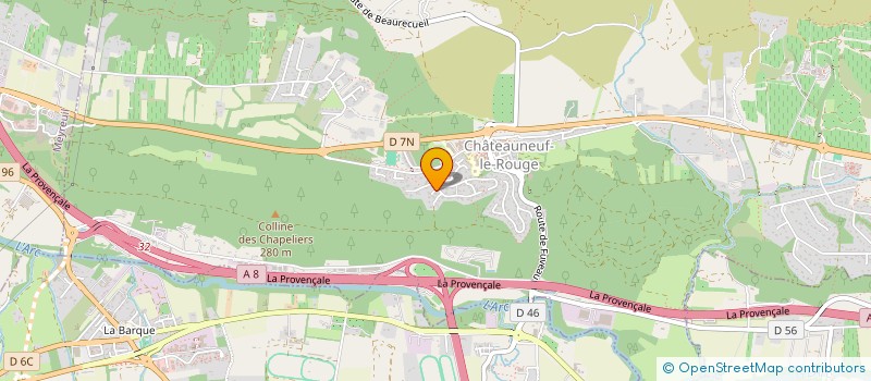 localisation de l'entreprise ELIBC  CHATEAUNEUF-LE-ROUGE