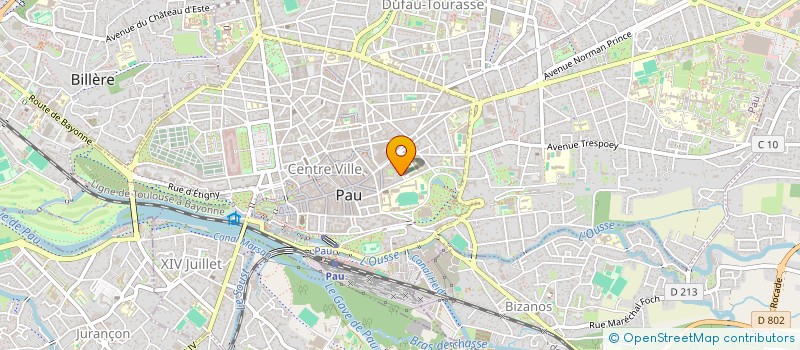 localisation de l'entreprise ELIBER CONSULTING à PAU