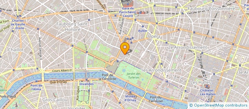 localisation de l'entreprise ELICA ENTREPRISE INGENIERIE COURTAGE AERONAUTIQUES  PARIS