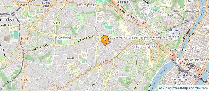 localisation de l'entreprise ELICAM  LYON