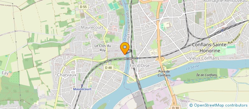 localisation de l'entreprise ELICAP à ANDRESY