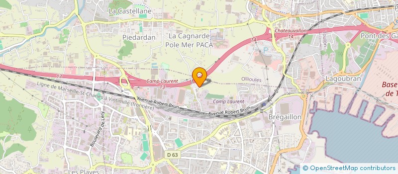 localisation de l'entreprise ELICAT  LA SEYNE SUR MER