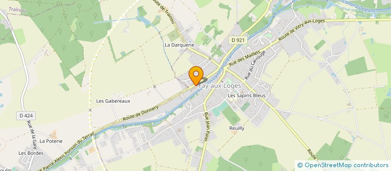 localisation de l'entreprise ELICAUM SARL à FAY-AUX-LOGES