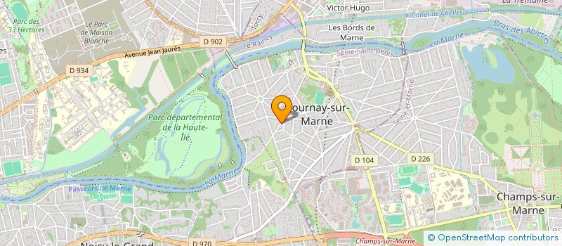 localisation de l'entreprise ELICEA RH  GOURNAY-SUR-MARNE