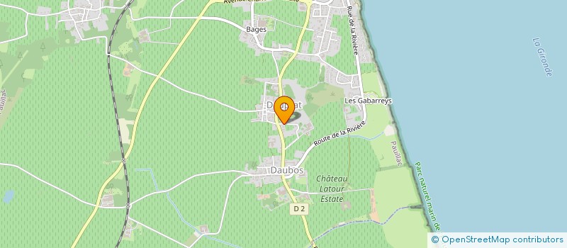 localisation de l'entreprise ELICECHE AD PAYSAGISTE à PAUILLAC