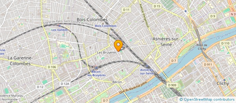 localisation de l'entreprise ELICEO  ASNIERES-SUR-SEINE