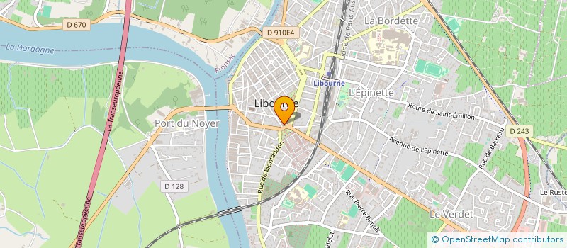 localisation de l'entreprise ELICHA  LIBOURNE