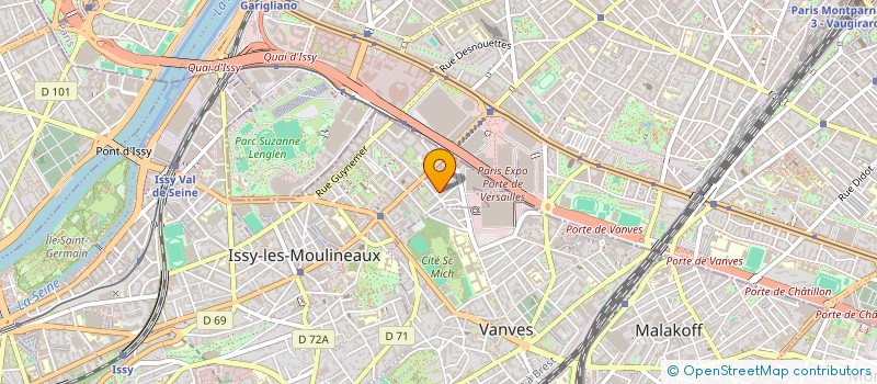 localisation de l'entreprise ELICHA  ISSY-LES-MOULINEAUX