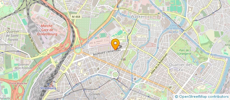 localisation de l'entreprise ELICHEVA à STRASBOURG
