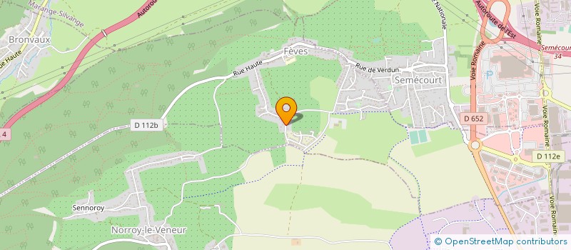 localisation de l'entreprise ELICIS 2  FEVES