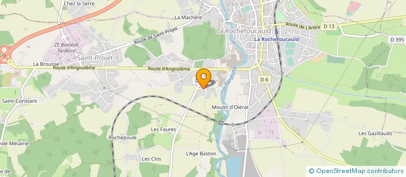 localisation de l'entreprise ELICIT PLANT  MOULINS-SUR-TARDOIRE