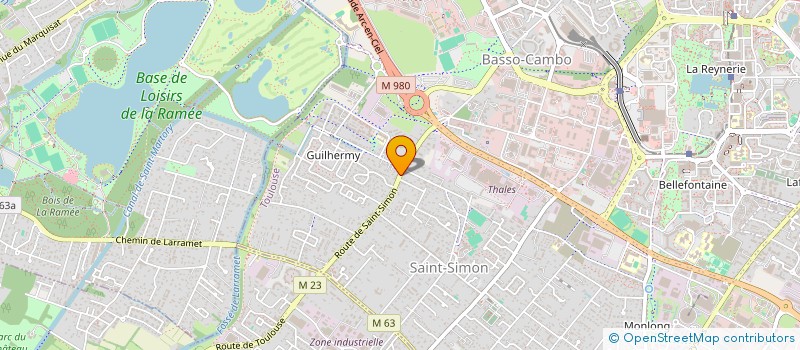 localisation de l'entreprise ELICLA NUMERIQUE à TOULOUSE