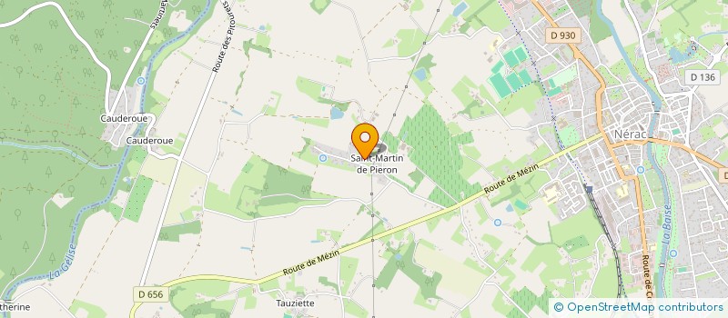 localisation de l'entreprise ELICO DU TROPHY  NERAC