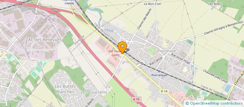 localisation de l'entreprise ELICOM  SAINT-OUEN-L'AUMONE