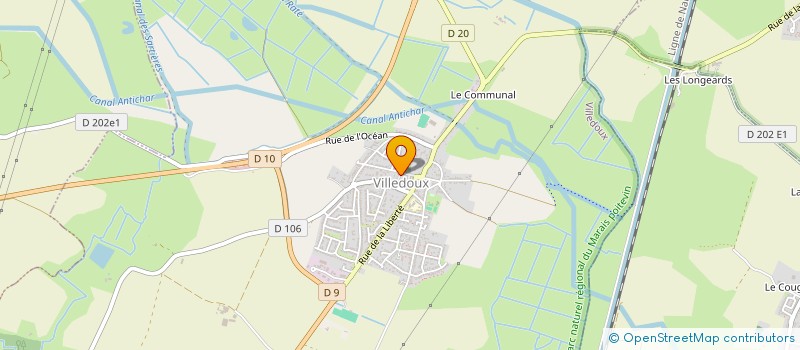 localisation de l'entreprise ELICORP  VILLEDOUX