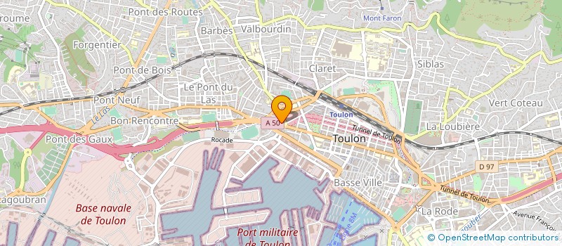 localisation de l'entreprise ELICS SERVICES 83000 à TOULON