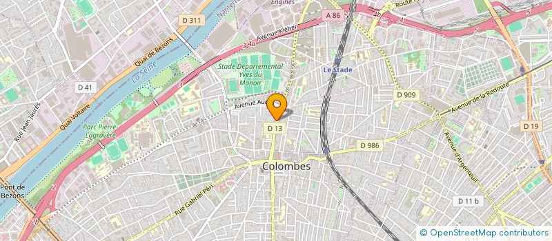 localisation de l'entreprise ELICTRA FRANCE  COLOMBES