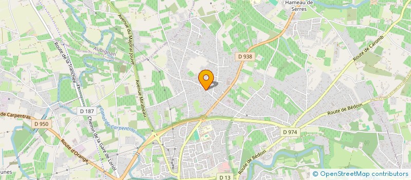 localisation de l'entreprise ELICYBOU  CARPENTRAS