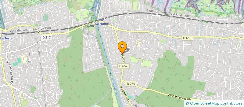 localisation de l'entreprise ELIDA  GUJAN-MESTRAS