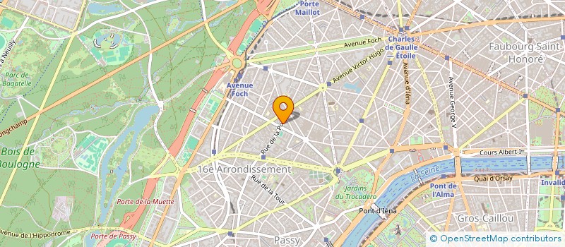 localisation de l'entreprise ELIDA  PARIS