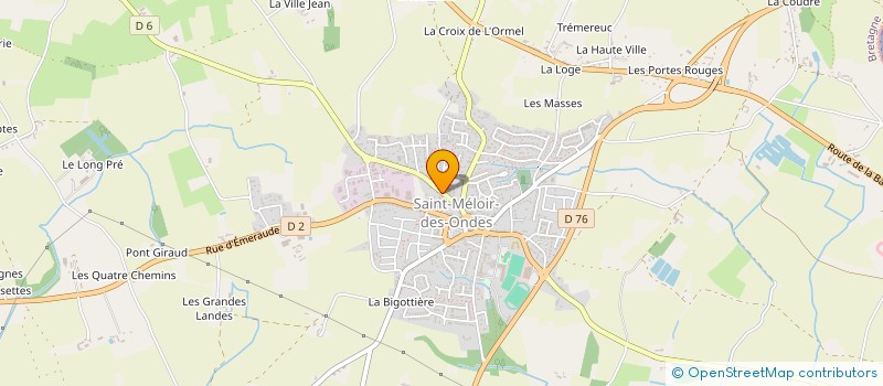 localisation de l'entreprise ELIDAN SARL à SAINT-MELOIR-DES-ONDES