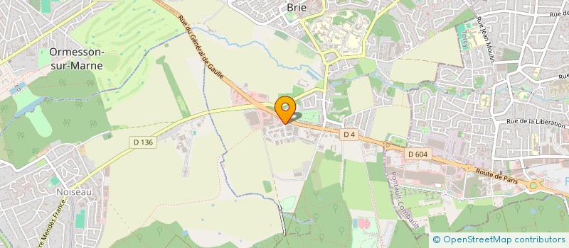 localisation de l'entreprise ELIDAOLI  LA QUEUE-EN-BRIE