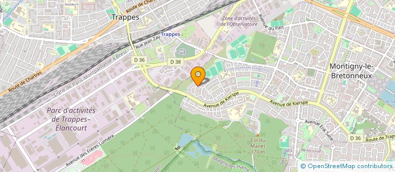 localisation de l'entreprise ELIDE ESPORT à MONTIGNY-LE-BRETONNEUX