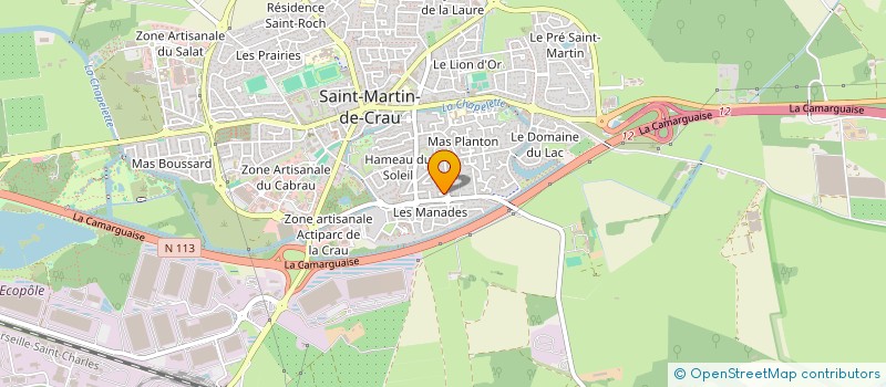 localisation de l'entreprise ELIDE RENOVATION à SAINT MARTIN DE CRAU