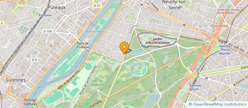 localisation de l'entreprise ELIDEN à NEUILLY-SUR-SEINE