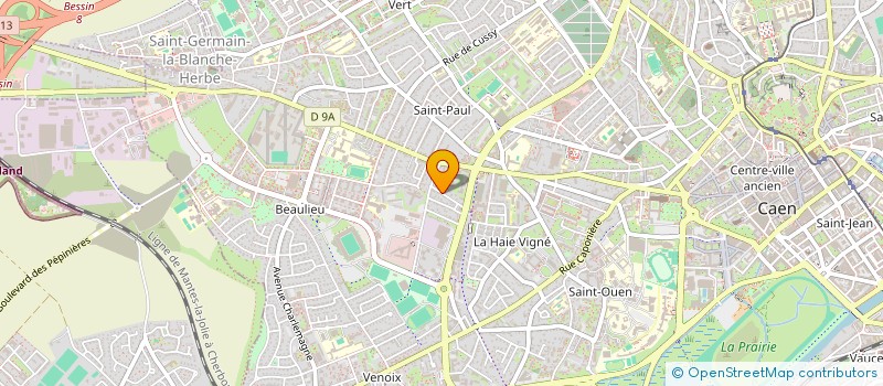 localisation de l'entreprise ELIDIA à CAEN
