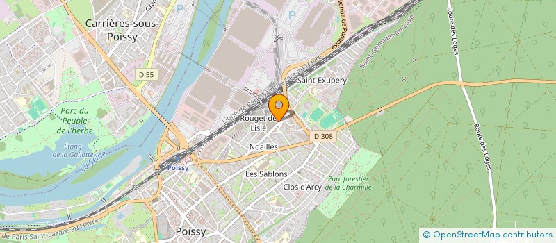 localisation de l'entreprise ELIDIS BOISSONS SERVICES à POISSY