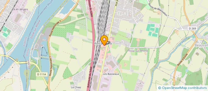 localisation de l'entreprise ELIDOR  ETOILE-SUR-RHONE