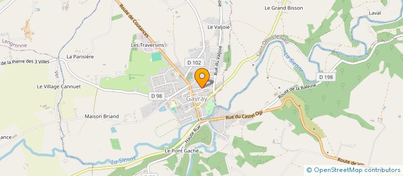 localisation de l'entreprise ELIDRA  GAVRAY-SUR-SIENNE