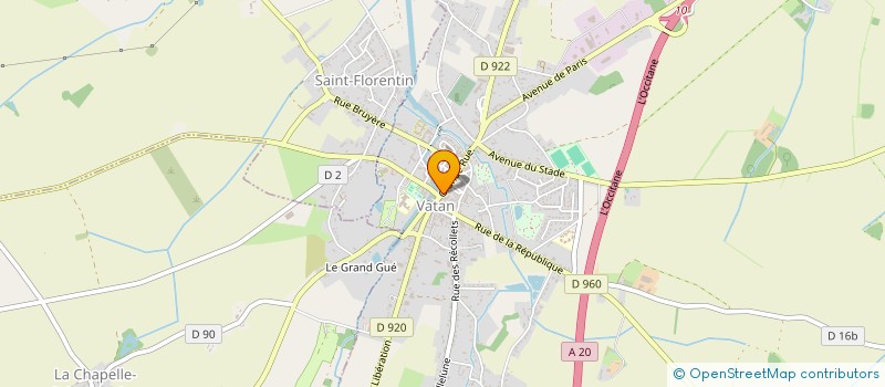 localisation de l'entreprise ELIE à VATAN