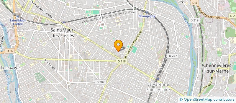 localisation de l'entreprise ELIE à SAINT-MAUR-DES-FOSSES