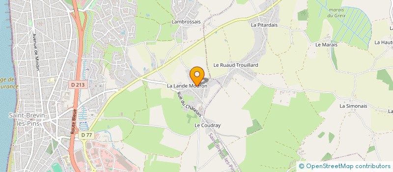 localisation de l'entreprise ELIE à SAINT-BREVIN-LES-PINS