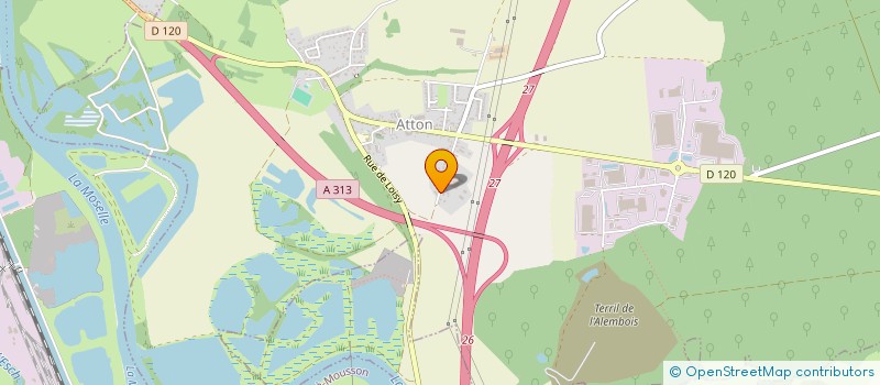 localisation de l'entreprise ELIE  ATTON