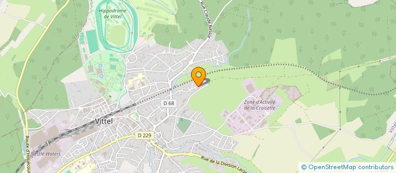 localisation de l'entreprise ELIE  VITTEL
