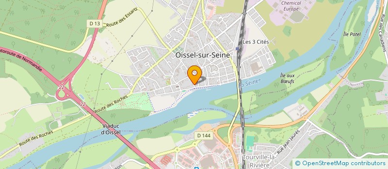 localisation de l'entreprise ELIE A ET G  OISSEL