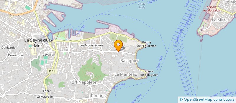 localisation de l'entreprise ELIE & ASSOCIES à LA SEYNE-SUR-MER
