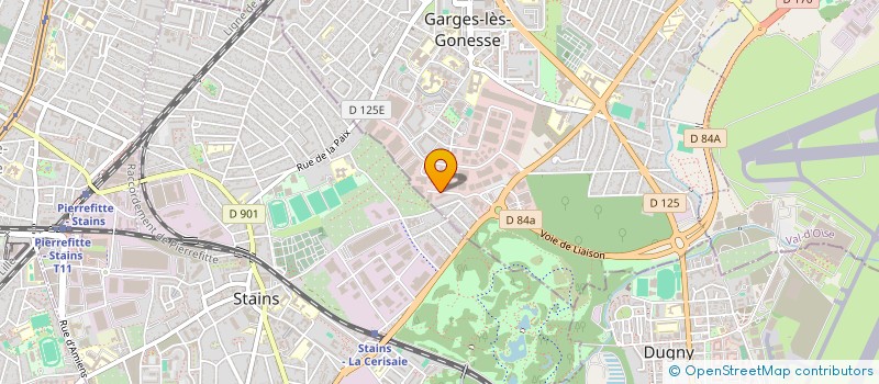 localisation de l'entreprise ELIE ASSURANCE  GARGES-LES-GONESSE