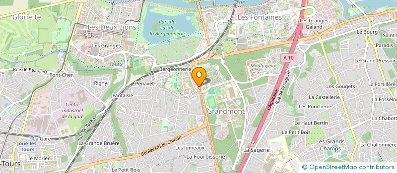 localisation de l'entreprise ELIE & BRO  TOURS