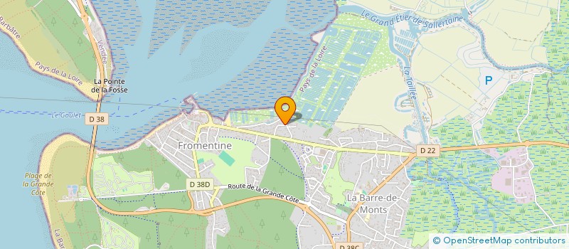 localisation de l'entreprise ELIE CAPITAL  LA BARRE-DE-MONTS