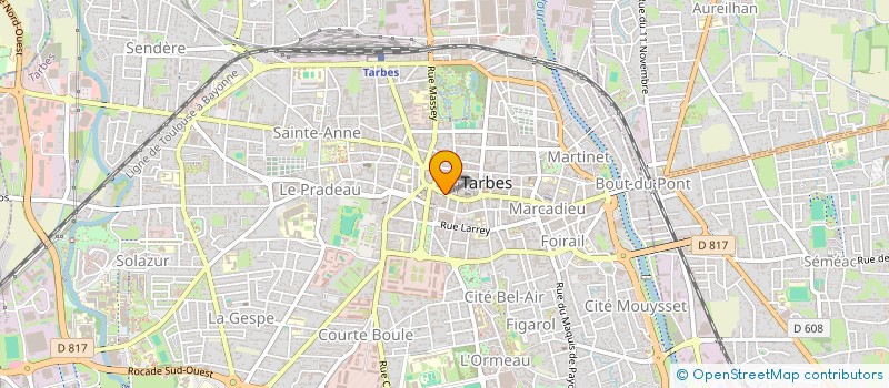 localisation de l'entreprise ELIE CAZAUSSUS à TARBES