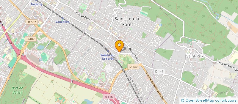 localisation de l'entreprise ELIE ET COMPAGNIE  SAINT-LEU-LA-FORET