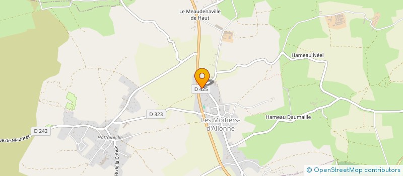 localisation de l'entreprise ELIE MARVIE  LES MOITIERS-D'ALLONNE