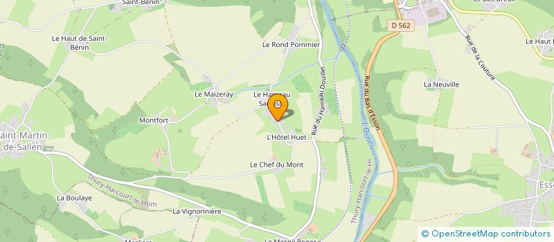 localisation de l'entreprise ELIE PATRICK CHARLIE  THURY-HARCOURT-LE-HOM