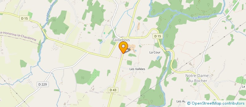 localisation de l'entreprise ELIE TRAVAUX PUBLICS à ATHIS-VAL DE ROUVRE