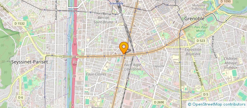 localisation de l'entreprise ELIEL  GRENOBLE